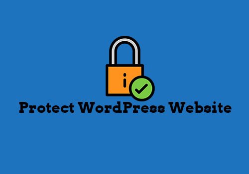 Protect wordpress website